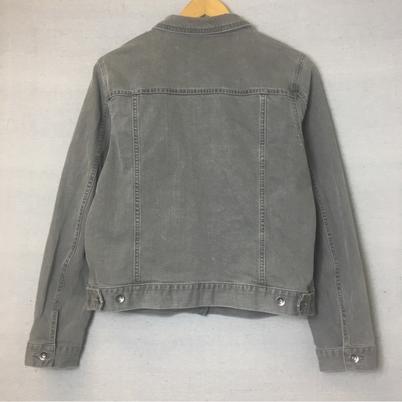 L.L. Bean Trucker Denim Jacket – Women’s Medium (Worn Grey) - Picture 6 of 16